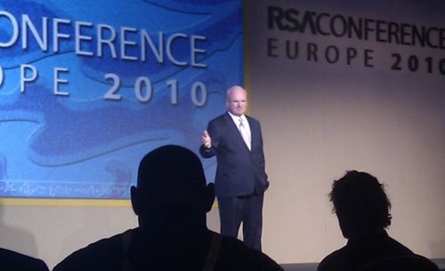 Richard A. Clarke op de RSA-beveiligingsconferentie in Londen
