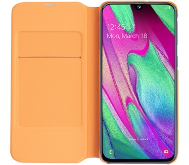 Samsung Galaxy flip wallet - wit - voor A405 Galaxy A40