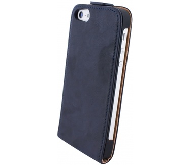 Mobiparts Mobiparts Vintage Flip Case Apple iPhone 5/5S Navy Blue