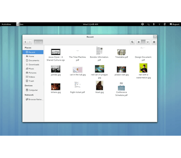 Gnome 3.6 screenshot