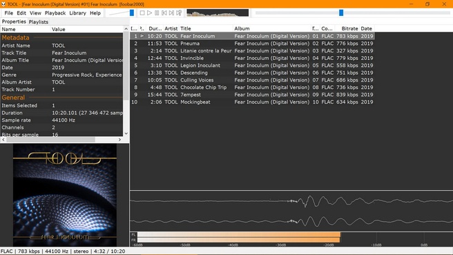foobar2000 screenot
