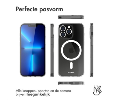 Accezz Clear Backcover met MagSafe iPhone 13 Pro Max - Transparant
