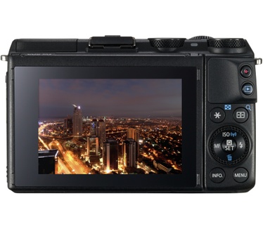 Canon EOS M3 + 18-55mm f/3.5-5.6 + Viewfinder Zwart