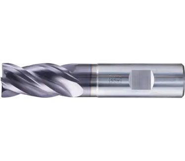 PFERD Universal end mill with four cutting edges UC4, Chamfer corner design