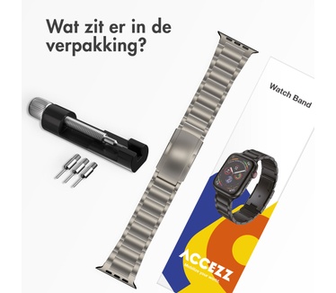 Accezz Titanium stalen bandje