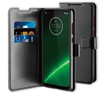 BeHello Motorola Moto G7 Plus Gel Wallet Case Black