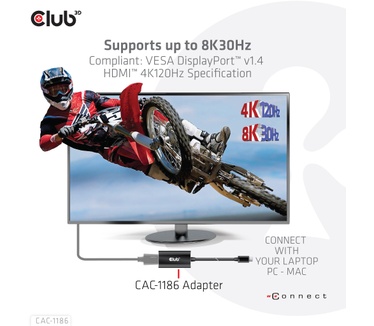 Club 3D CAC-1186 Zwart