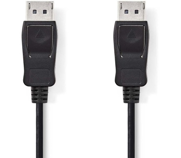 Nedis N CCGP37010BK20 - Kabel DisplayPort-Stecker> DisplayPort-Stecker 2 m - Kabel - Digital/Display/Video
