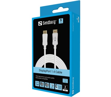 Sandberg DisplayPort 1.4 8K60Hz 2m Wit