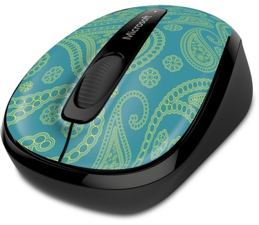 Microsoft Wireless Mouse 3500 Mint & Aqua Psly