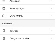 Screenshots Google Home Max