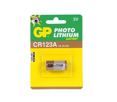 GP GP Batteries Battery GP photo Lithium CR123A (1) ST (070.CR123AD1)
