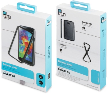 BeHello Samsung Galaxy S5 / S5 Neo Bumper Case Black