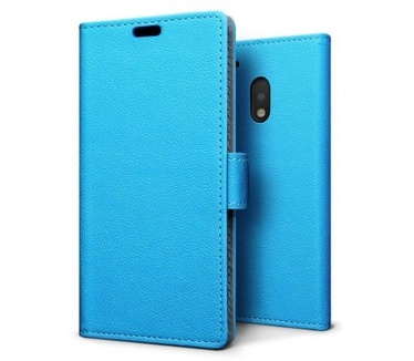 qMust Motorola Moto G4 / G4 Plus Wallet Case - TPU frame - Light Blue