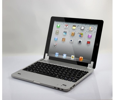 Sharksucker Luxe Aluminium Bluetooth toetsenbord voor iPad 4, 3 & 2 met Accu
