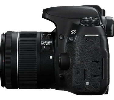 Canon EOS 77D + 18-55mm f/4.0-5.6 IS STM Zwart