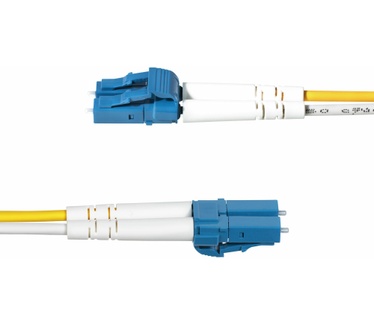 Startech.com 1m LC naar LC (UPC) OS2 Single Mode Duplex Glasvezel Kabel, 9/125µm, Laser Optimized, 10Gbs, Flexibel Buigen, Low Insertion Loss, LSZH Fiber Patchkabel