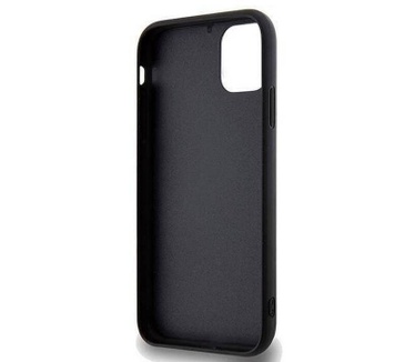 Guess Disco Metal Script Back Case - iPhone 11/XR (6.1") - Zwart Zwart