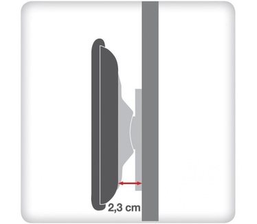 Techly 23-55 Wall Fixed Slim Support for LED TV LCD Black" ICA-PLB 139M