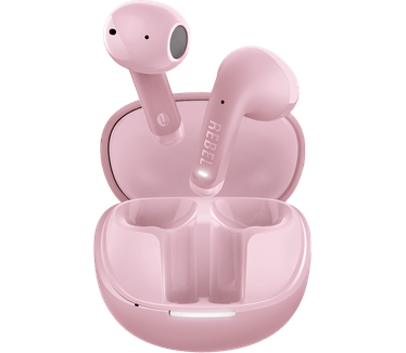 Hama Fresh 'n Rebel Twins Core 2 - Draadloze oordopjes - Bluetooth oortjes met 40 uur speeltijd - Met Microfoon en App - Pastel Pink Groen