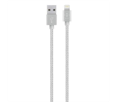 Belkin MIXIT Metallic Lightning/USB-kabel - Spacegrijs