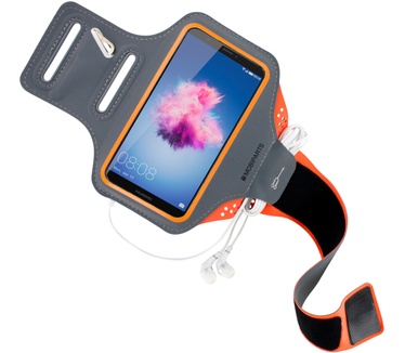 Mobiparts Comfort Fit Sport Armband Huawei P Smart Neon Orange