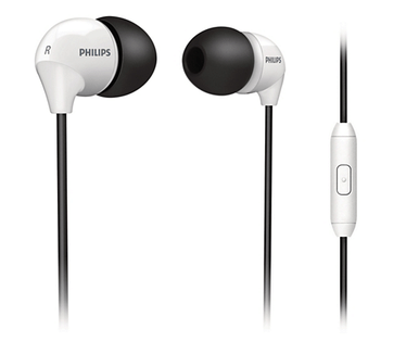 Philips Headset voor in het oor SHE3575BW/10 (Wit, Zwart)