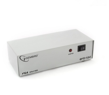 Gembird Actieve VGA splitter - 4 poorts