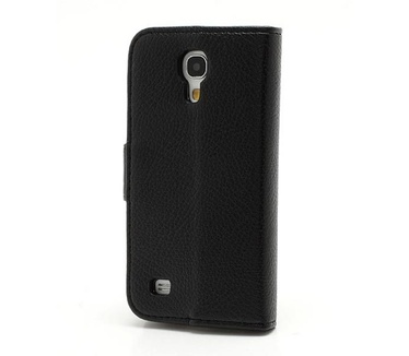 Merkloos Samsung Galaxy S4 Mini Wallet Case Zwart