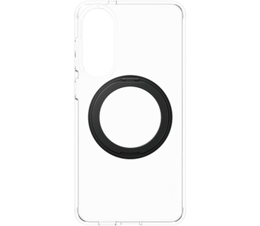 PanzerGlass CARE by PanzerGlass® Feature Case Transparent w. Black Kickstand & Qi Compatible Samsung S25 Edge