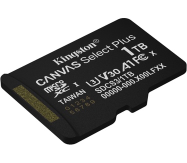 Kingston 1TB microSDXC Canvas Select Plus Gen3 150MB/s A1 kaart + adapter