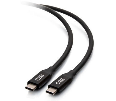 CablesToGo 1m USB-C®-kabel mannelijk naar USB-C mannelijk (20V 5A) - USB4® 40Gbps