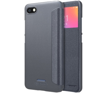 Nillkin Sparkle View Book Case voor Xiaomi Redmi 6A - Zwart  Zwart