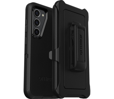 Otterbox OtterBox Defender Case voor Galaxy S23, Schokbestendig, Valbestendig, Ultra-robuust, Beschermhoes, 4x Getest volgens Militaire Standaard, Zwart, Geen retailverpakking