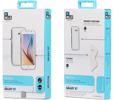 BeHello Samsung Galaxy S7 Gel Case transparent