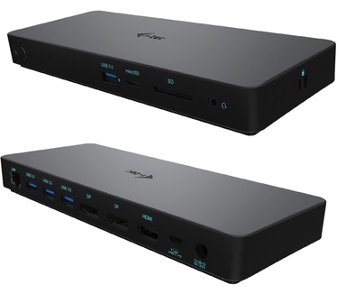 i-tec USB-C/Thunderbolt Triple Display Docking Station + Power Delivery 100W