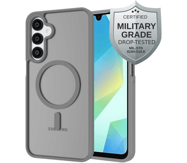 Just in Case Military Grade Kunststof Back Cover Grijs Magnetisch Samsung Galaxy A16