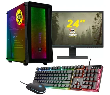 GMR - Ryzen 5 5600G - 1TB M.2 - RTX 3070 - GamePC.T1412524 - WiFi (GamePC.T1411024 + 24 Inch Monitor + Toetsenbord + Muis)