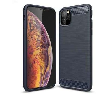 qMust Apple iPhone 11 Pro Max Rugged TPU Case - Blauw