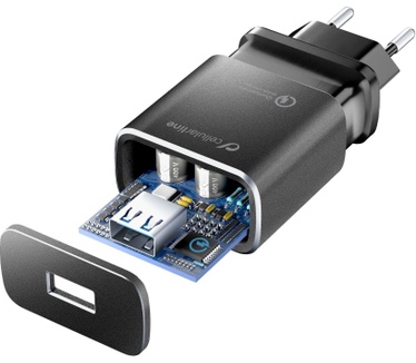 Cellular Line EXTREME CHARGER KIT 18W - TYPE-C HUAWEI, LG, ASUS, ... Extra-tough 18W fast charger and cable