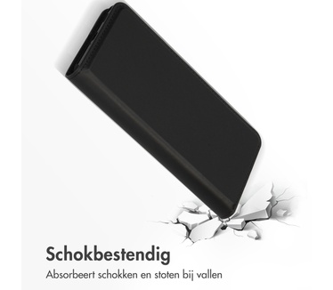 Accezz Premium Leather Slim Bookcase Samsung Galaxy S21 - Zwart