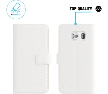 BeHello Samsung Galaxy S6 Edge Wallet Case White