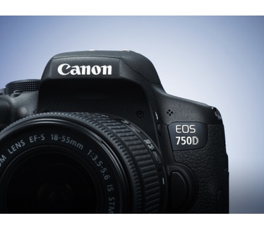 Canon EOS 750D + 18-55mm f/3.5-5.6 +  55-250mm f/4.0-5.6 Zwart