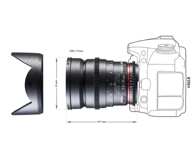 Walimex Pro 35mm f/1.5 VDSLR (Pentax Q)