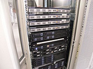 Melrow loadbalancers onder de vier Appro webservers