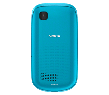 Nokia Asha 201 Aqua Blauw