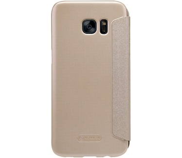 Nillkin Sparkle S-View Book Case Samsung Galaxy S7 Edge - Goud