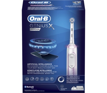 Oral-B Genius X 20000N Elektrische Tandenborstel Roze Powered By Braun