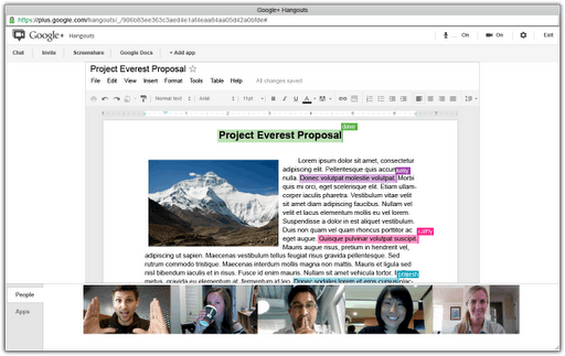 Hangouts met Google Apps-gebruikers