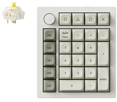 Keychron Q0 Max QMK, Jupiter Banana, Wit